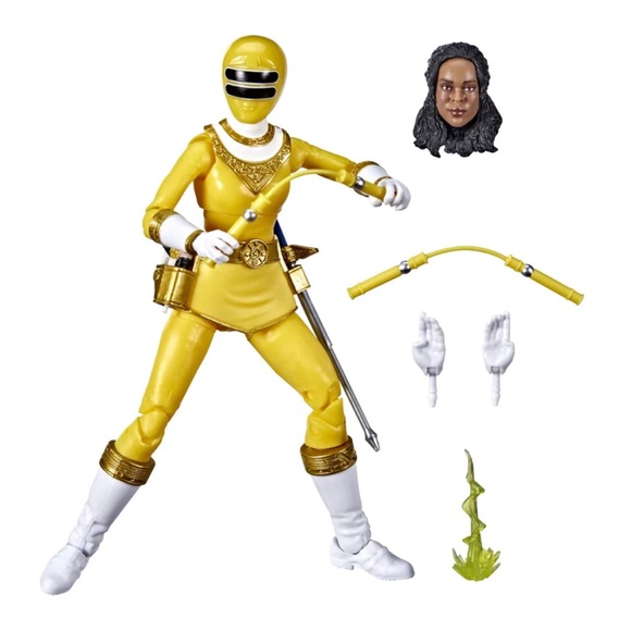 Power Rangers Lightning Collection Zeo Yellow Ranger Figure - Picture 7 of 10